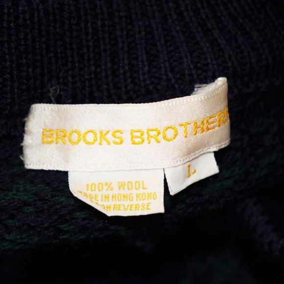 Vintage Brooks Brothers Wool Cardigan Sweater - Picture 6 of 6